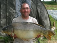 A 30lb Carp from Boomerang in May 2012 by Mr Philip Scillitoe