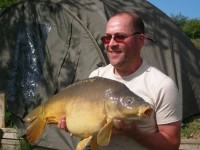 A 33lb Carp from Boomerang in May 2012 by Mr Philip Scillitoe