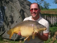 A 37lb Carp from Boomerang in May 2012 by Mr Philip Scillitoe