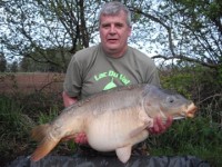 A 44lb Carp from Lac du Val in May 2012 by Steve Horton