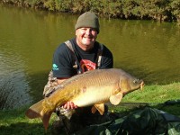 A 24lb Carp from Glehias in Oct 2011 by Bob Gillott