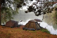 Double Swim at Molyneux carp lake in France. 
