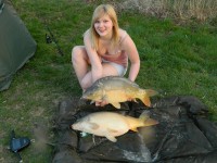 HOLLY with a nice brace