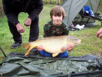 Josef with his 24lb 8oz Common.