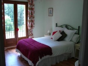One of the bedrooms at Bletiere - sure to keep the wife happy!
