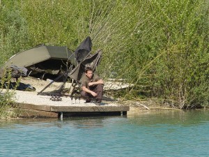 French carp fishing at Gigantica