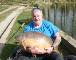 Carp fishing in France at Vaux