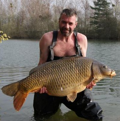 45lb common carp from France