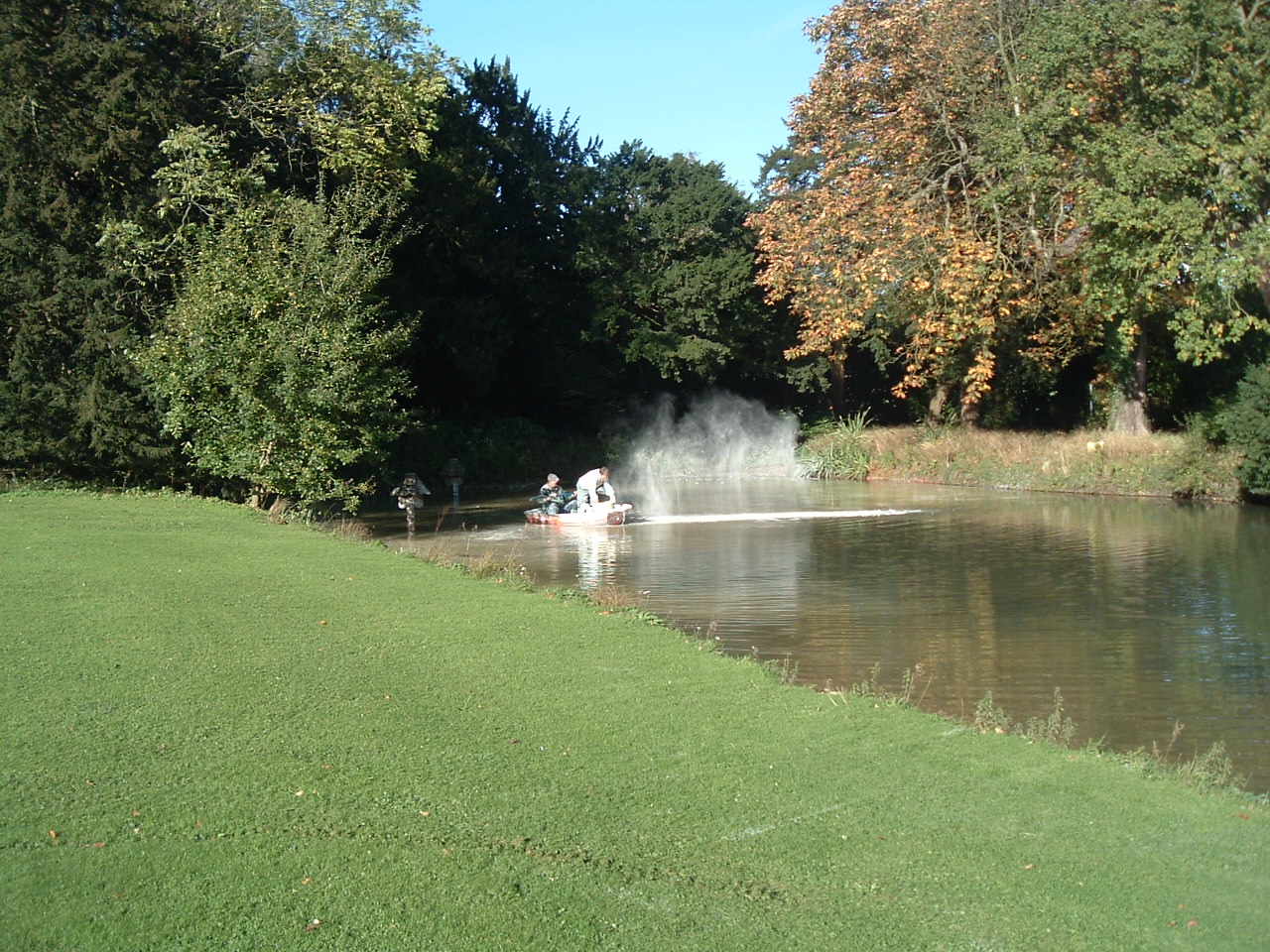 adding siltex to carp lake