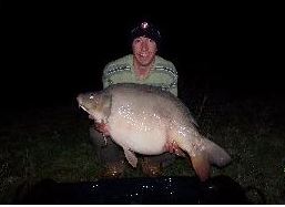 50lb Mirror Carp from Beaurepaire French Lake