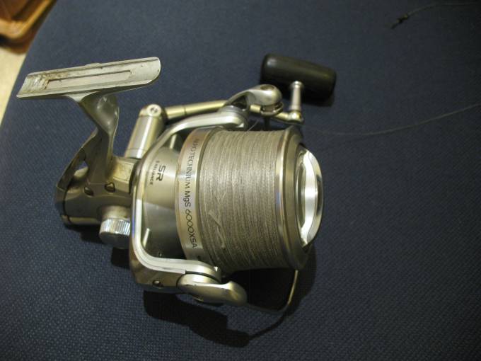 Carp Spodding Reel with Braid
