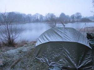 Winter carp fishing