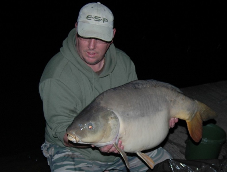 36lb 6oz carp out of Molyneux with Keith