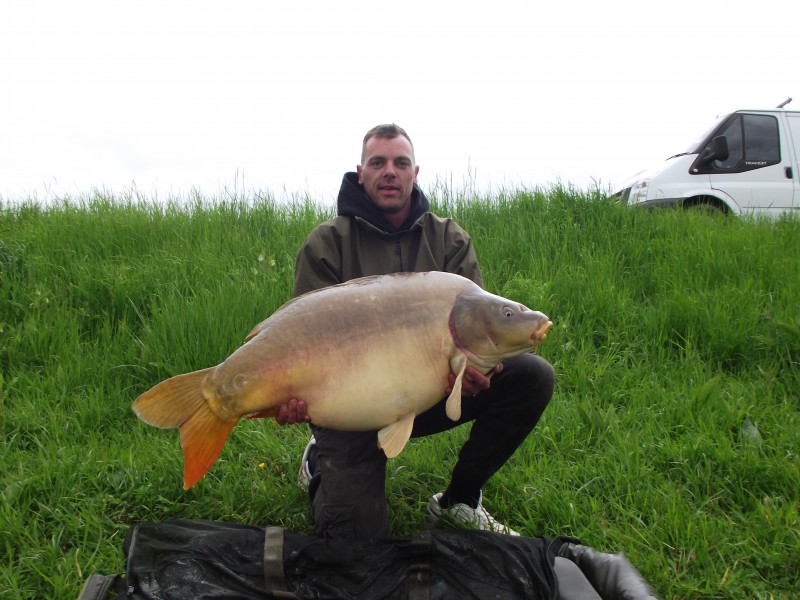 46lb Carp from Beaurepaire Angling Holidays