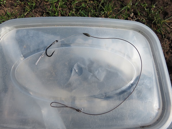 Long hook link made from Korda N-Trap, a coated braid