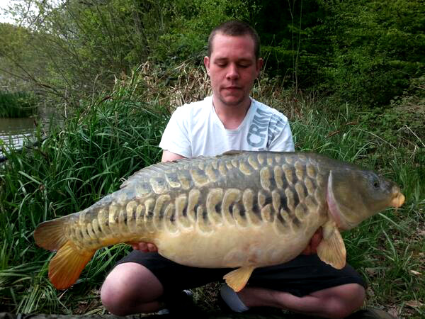 Scaley Carp Fishing in France at Brie