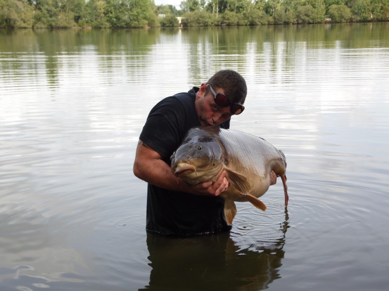 53lb huge carp from Laroussi French Carp Lake