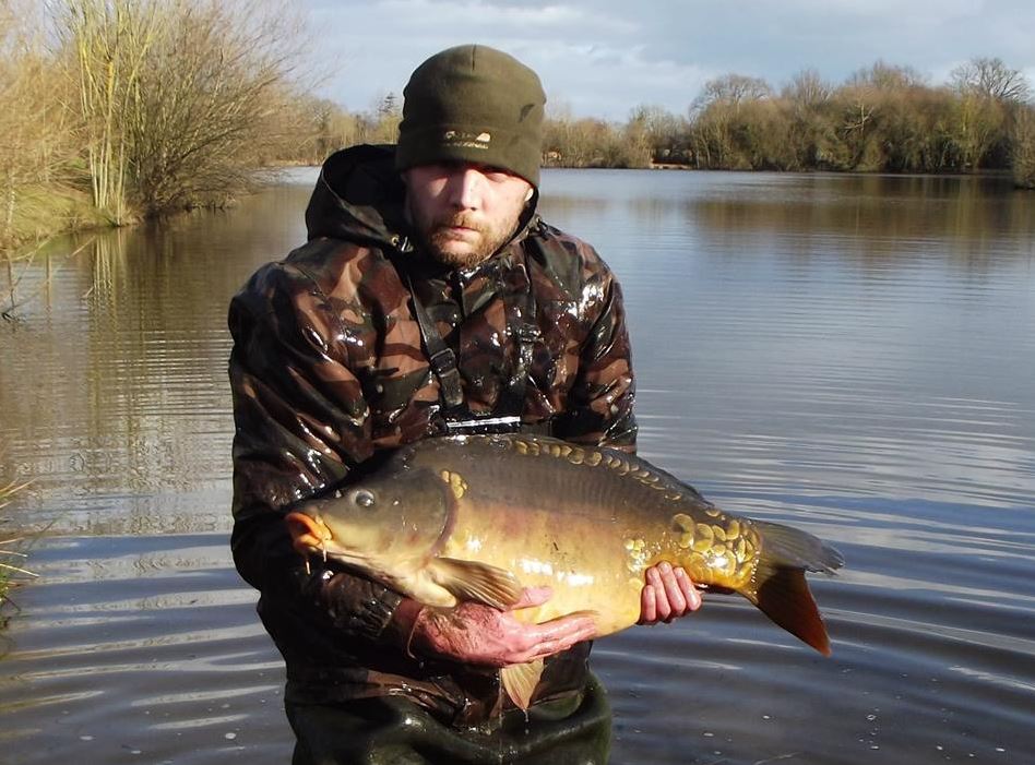 stocking young carp at Villefond