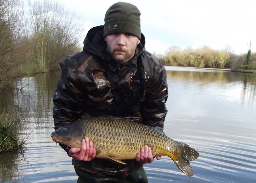 stocking young carp at Villefond