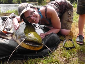 catfish at Notaires french carp lake