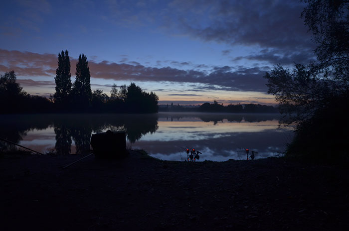 laroussi carp fishing lake in France