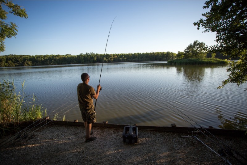 Brocard carp fishing lake france