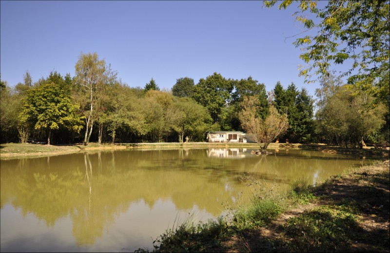  Eau De Vie French Carp Fishing Lake with lakeside lodge