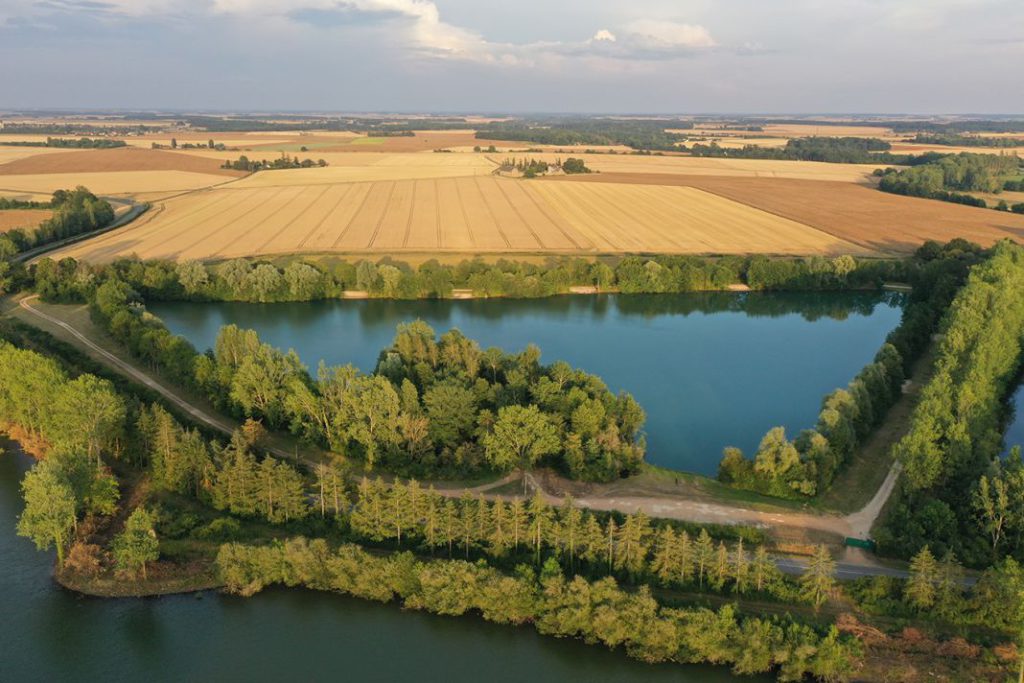 Blue Lake in France Fishing