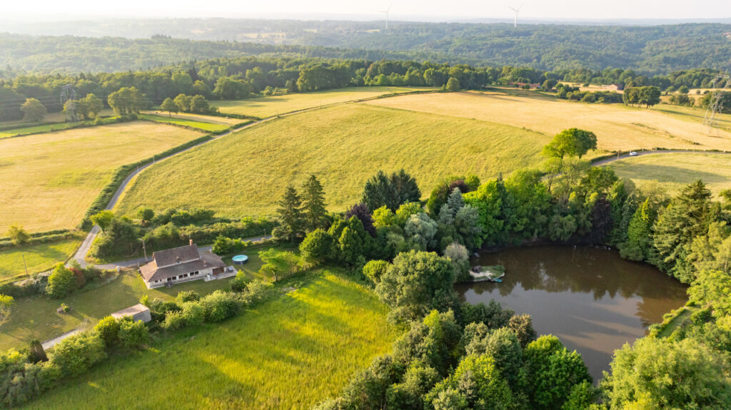 Carp Lakes in France - Lakeview
