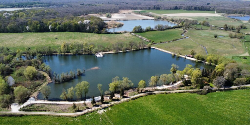 Le Sauci carp lake close to Calais