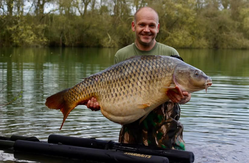 Drive and Survive Carp Fishing in France, large common carp from Emeraude
