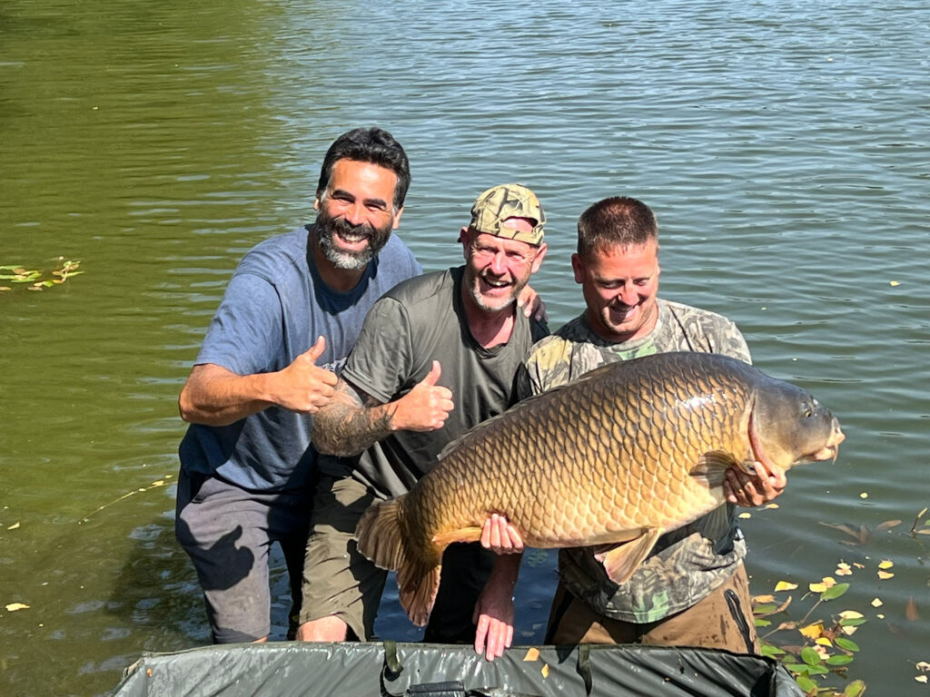 Big carp fishing in France
