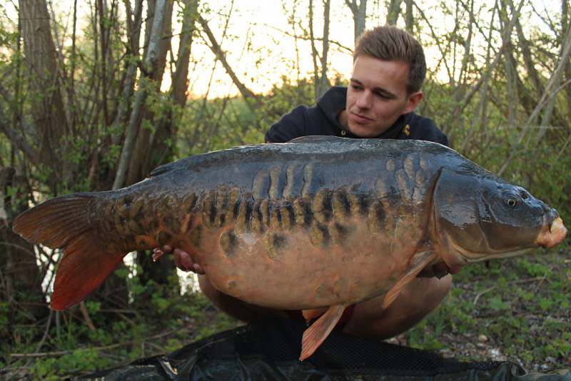 Bruno with a Deux Iles mirror