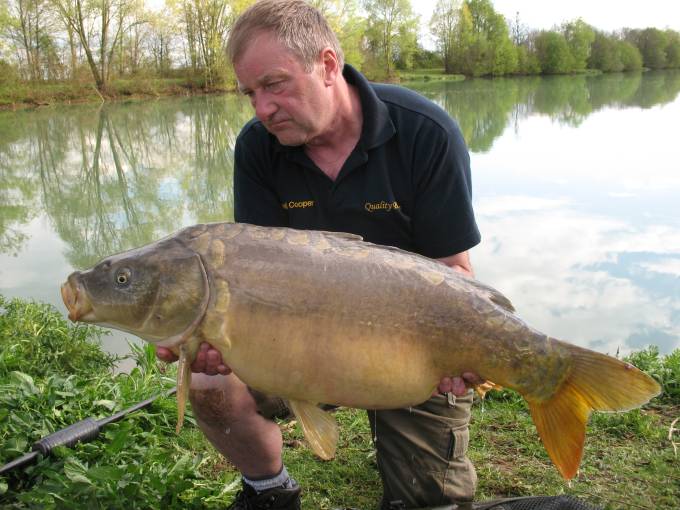 28lb 11oz mirror carp