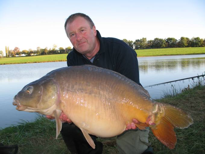 Carp fishing in France at Boux
