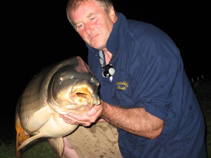 42lb mirror carp from Boux
