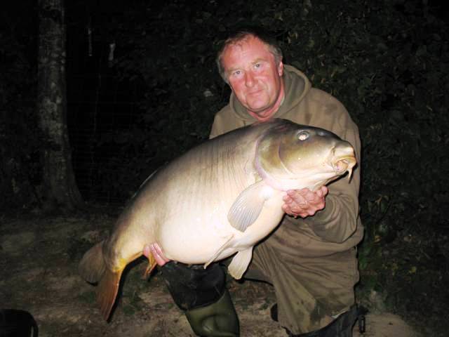 Carp fishing in France at Boux
