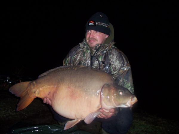 60lb carp from Laroussi France