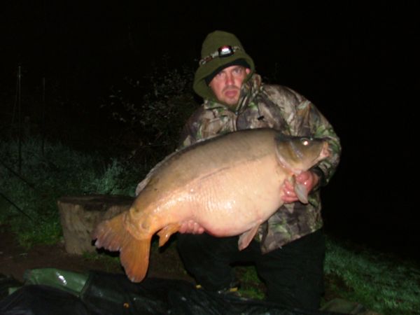 60lb carp from Laroussi France