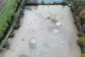 Lake Draining Underway - 4