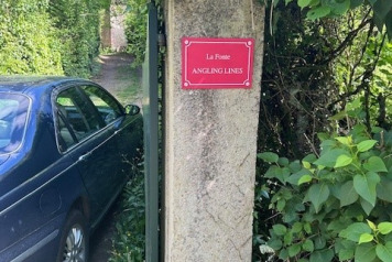 New sign at the entrance - 1