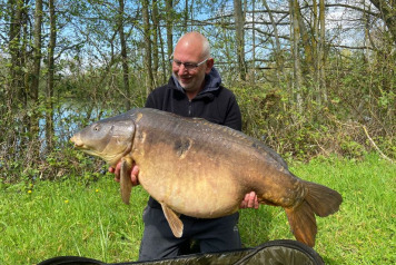 63lb carp at Blue Lake - 1