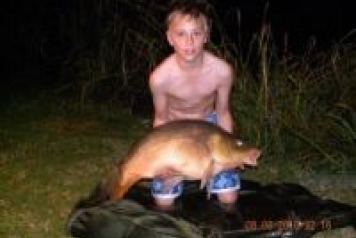 Lotus lake produces a 41lb carp for 12 year old Jake - 4
