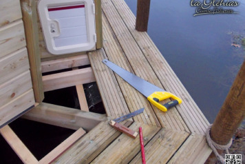 Cabin Build Pt 9. Walking the Plank! - 6