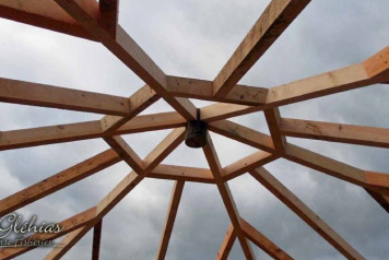 Cabin Build Pt 3. Outline Structure Really Shaping Up - 4