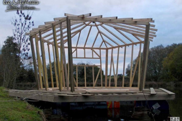 Cabin Build Pt 3. Outline Structure Really Shaping Up - 3