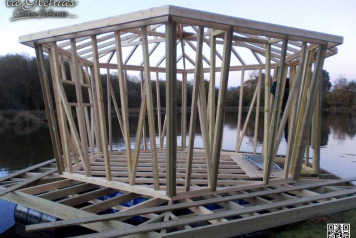 Cabin build Pt 4. Finishing up the Exterior Framework. - 4