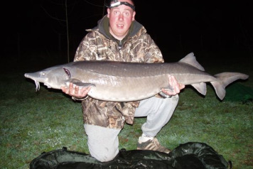 New lake and French record Brown back sturgeon! - 1
