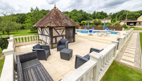 Landes, Carp fishing France, Swimming Pool Area