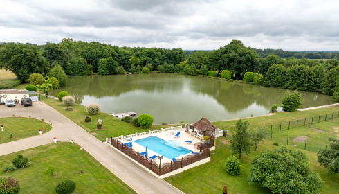 Landes, Carp fishing France, Swimming Pool Area
